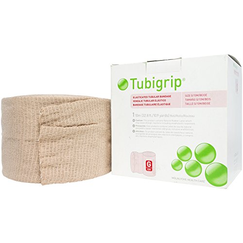 Tubigrip bande de compression taille G beige 4,5 pouces manchon de soutien pour entorse