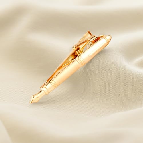Image of Tie Pin, Tie Pin for Men Formal, Elegant Golden Tie Clip, Suitable for Business Attire, Wedding, Gift for Professional Men