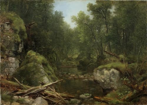 Impression d'affiches Chapel Pond Durand pour créer un havre de paix dans votre salon