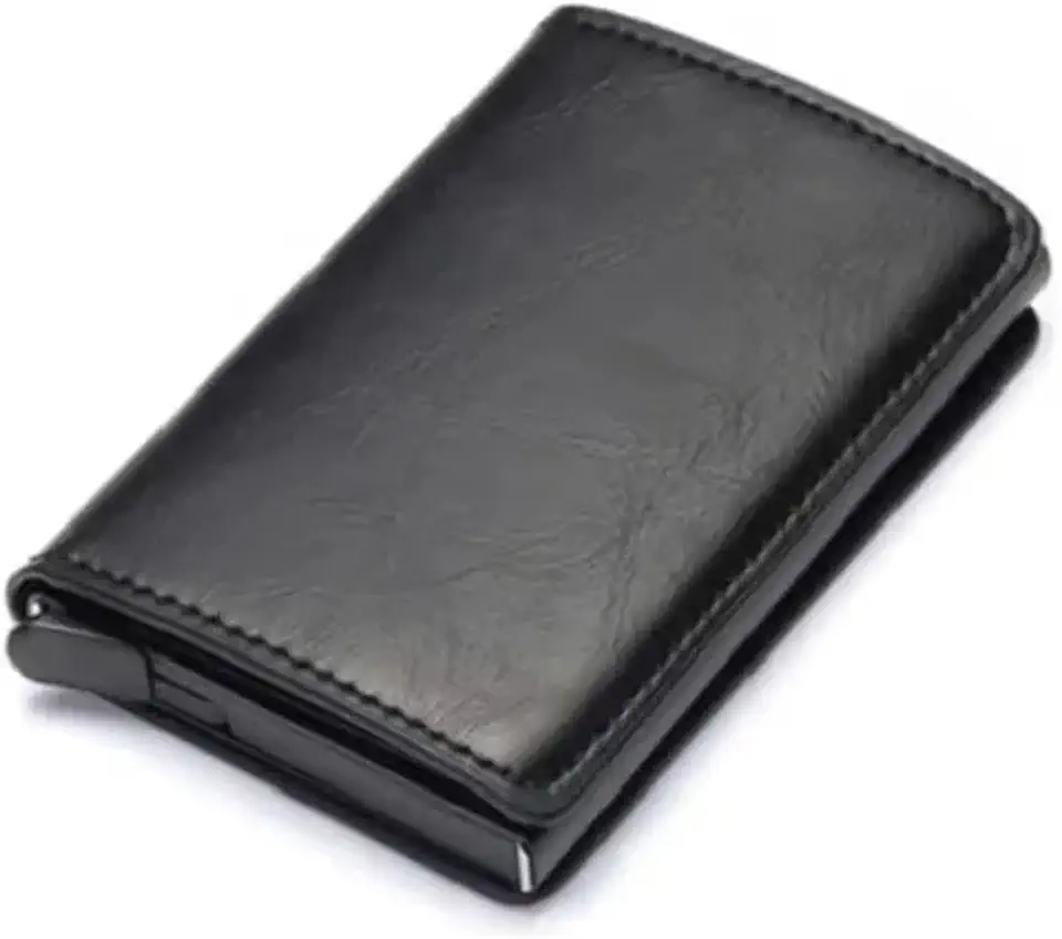 CARTEIRA PORTA CARTÕES AUTOMÁTICA ANTIFURTO RFID