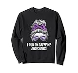 CAFFEINE AND CHAOS hairbun energy mayhem coffee