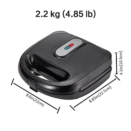 Donut Maker, 4 in 1 Electric Waffle Sandwich Machine,Panini Press Grill Iron Set with 4 interchangeable Removable Non Stick Plates,750W Detachable Dessert Toaster, Perfect for Breakfast