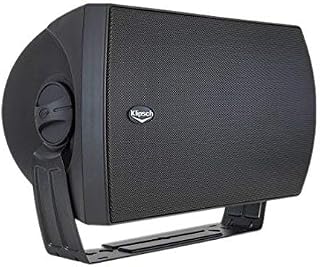 Klipsch 97148000001 6-1/2" 2-Way Weather-Resistant Outdoor Speaker Black (Renewed)