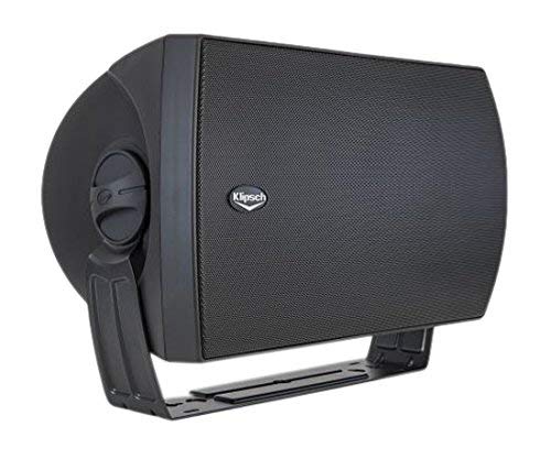 Klipsch 97148000001 6-1/2" 2-Way Weather-Resistant Outdoor Speaker Black (Renewed)