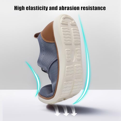 Men's Casual Dress Sneakers Mesh Lace-up Fashion Oxfords Comfortable Lightweight Walking Shoes2