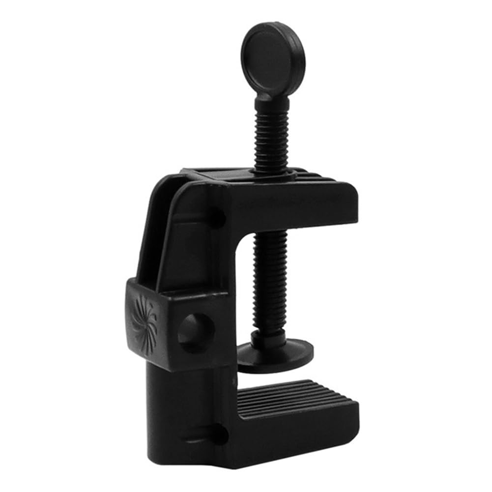 Non-Slip Desktop Holder Clip C Shape Cantilever Bracket Clamp Broadcast Mic Stand Clamp for Microphone Desk Lamp Ringlight
