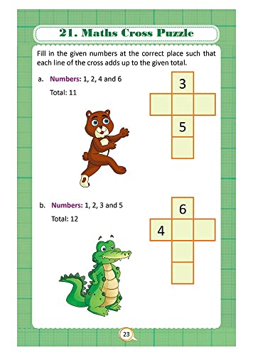 Image of GIKSO 100 Maths Puzzle and Brain Booster Activity Book Age 7+ (Set of 2 Brain Puzzle Books for Kids) | Includes 430+ Fun Brain Games and Activities for Kids Age 7 to 10 Years Old