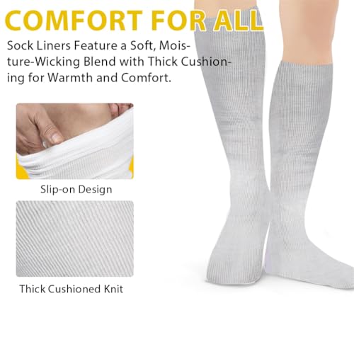 XYYLLL Schlauchsocken 5 Stück Kompressionsstrümpfe Gipsschutz fuß Atmungsaktive Schutz Gips Sensorische Socken für Walking Boots 2.75 x 39.3 inch