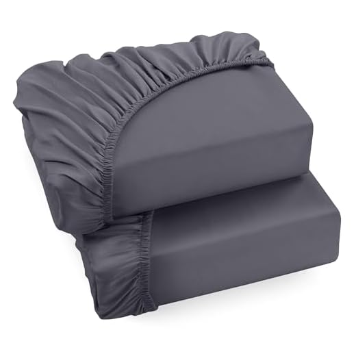 Utopia Bedding - Spannbettlaken 180x200cm - Grau - Gebürstete Polyester-Mikrofaser Spannbetttuch - 35 cm Tiefe Tasche 2 Utopia Bedding - 2er Set Spannbettlaken 180x200cm - Grau - Gebürstete Mikrofaser Spannbetttuch - 35 cm Tiefe Tasche