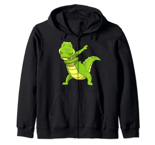 Dabbing Alligator T-shirt Camisa de cocodrilo Hombres Mujeres Niños Sudadera con Capucha