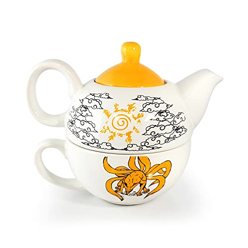 Set de thé Naruto en céramique avec théière et tasses japonaises