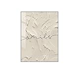 Cuadro en lienzo de arte lineal minimalista nórdico, Size : 30x40cm(No