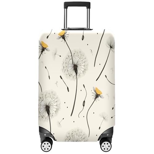 Dandelion Luggage Cover Suitcase Protector Travel Luggage Cover Carry on Luggage Cover Washable Baggage Covers for Suitcase Fit 30-32 Inch Luggage