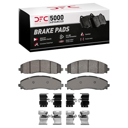 Image of DFC Rear 5000 Advanced Brake Pads| Fits 2023-2025 Ford F-250 | F-350| Automotive Replacement Brake Pads| Hardware