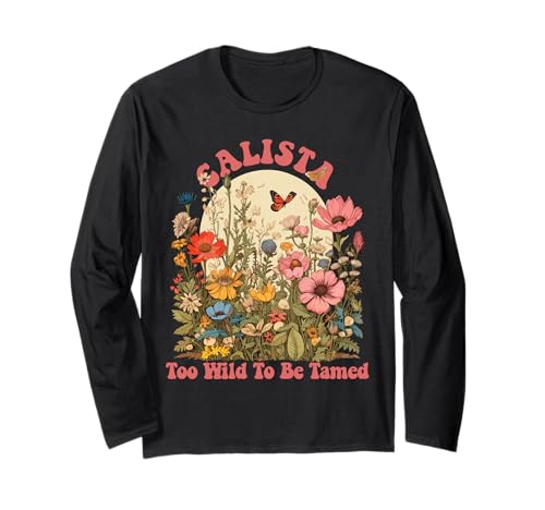 CALISTA Name Cute Retro Girls Wildflower CALISTA Name ����T�V���c