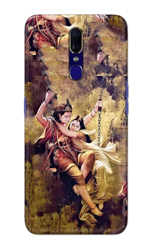 Image of Printed Hard Back Cover for Oppo F11 Back Cover (Radha Krishna Love -J1) -190724(EA)