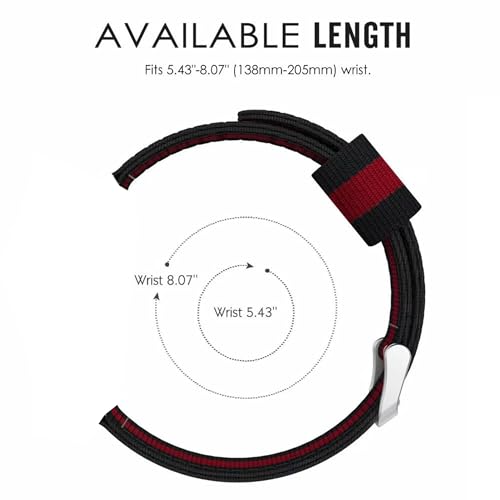 Correa Compatible OnePlus Watch 3 Nylon 22mm miniatura 7