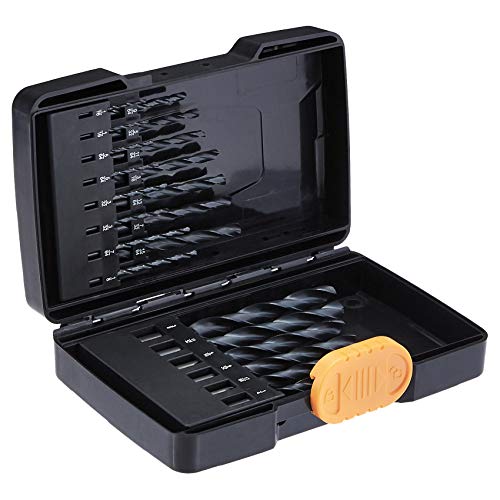 Amazon Basics High Speed Steel Drill Bit Set - 21-Piece