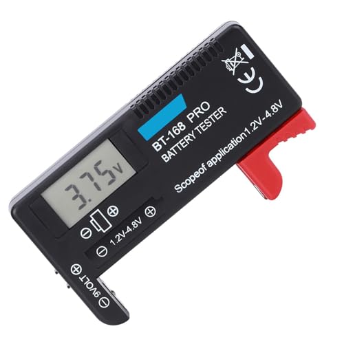 Generic Cyfrowy Tester Baterii LCD Przenośny i Dokładny Przyrząd do Sprawdzania Baterii Małych Guzikowych do Użytku Domowego