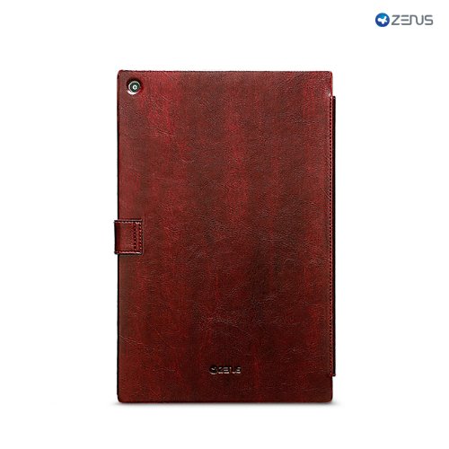 Zenus Masstige Neo Classic Diary Cover Case For Sony Xperia Tablet Z 10.1 Inch / Italian Synthetic Leather Wine Red #TOP2