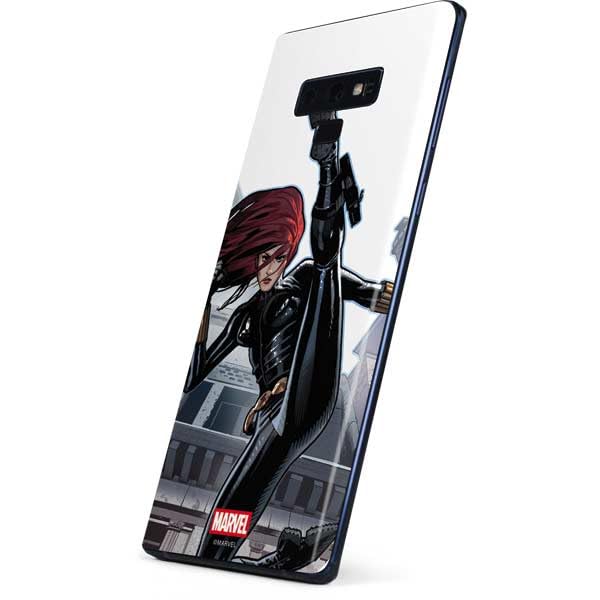 Skinit Decal Phone Skin Compatible with LG V40 ThinQ - Officially Licensed Marvel Black Widow Running Design