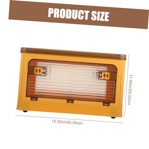 Boîte de rangement pliable à roulettes : coffre mobile à grande capacité