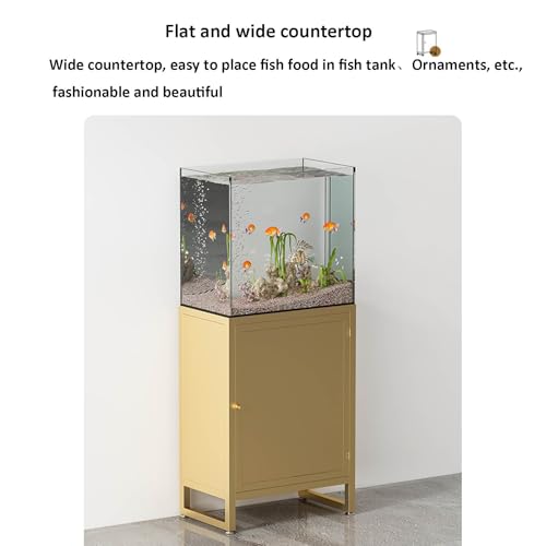 Étagère métallique pour aquarium avec placard de rangement intégré - 3