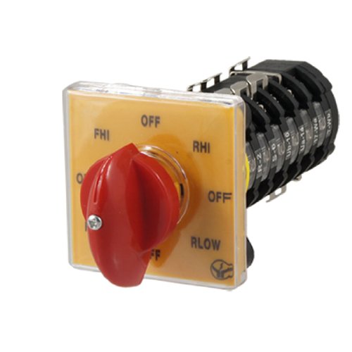 QXSJEDYCH Commutateurs de commutation rotatifs Commutateur de transfert automatique, T-16EXF64D-6 Ith 25A Commutateurs de commutation universels à came rotative Interrupteurs