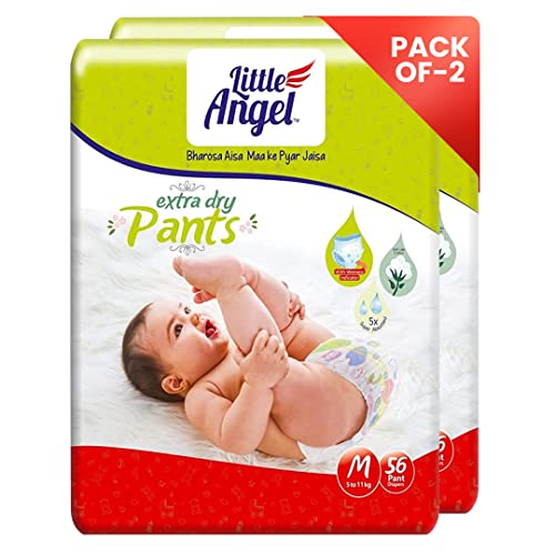 Little Angel Extra Dry Baby Pants Diaper, Medium (M) Little Angel Extra Dry Baby Pants Diaper, Medium (M)
