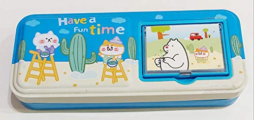 Parradise Mirror and Photo Frame Pencil Compass for School, College Multipurpose and Multi Layer Box