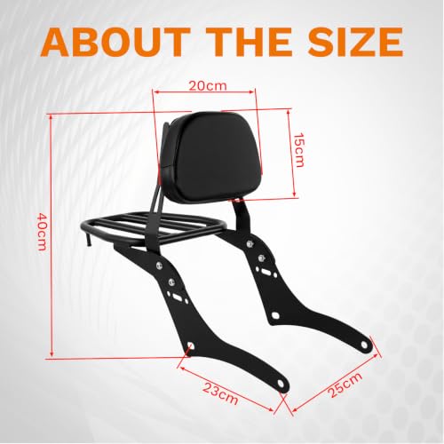 PIKPOP HO005 Motorcycle Sissy Bar