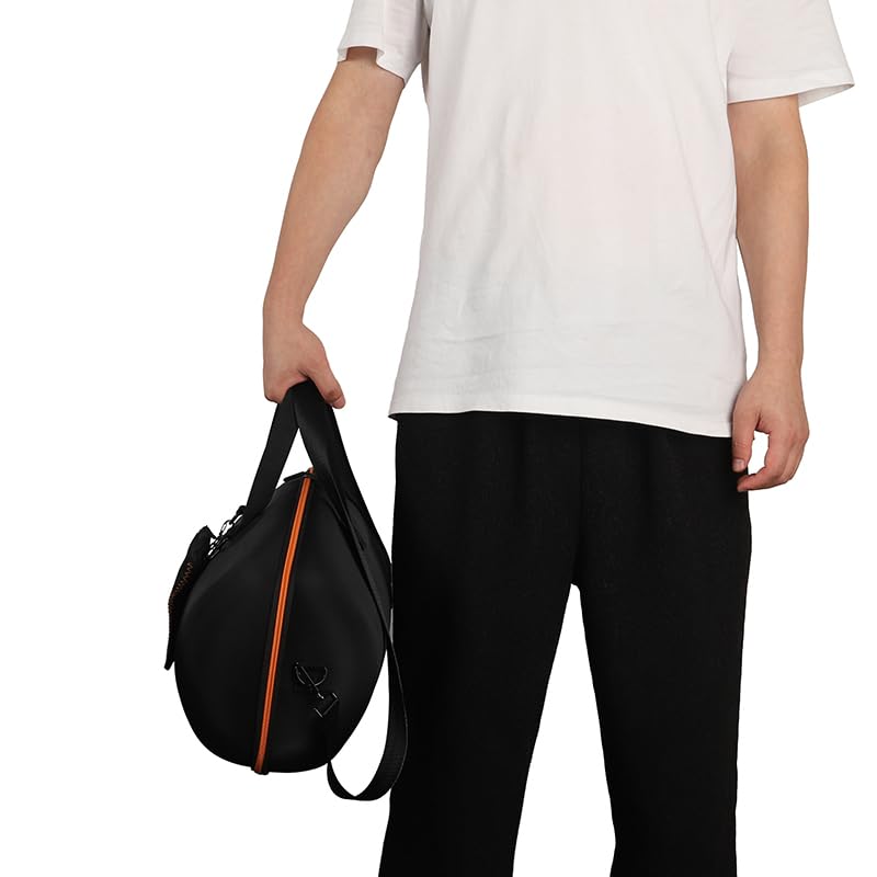 BeisDirect Reisetasche für JBL Boombox 4 Lautsprecher, tragbare harte EVA-Tragetasche, Schutzhülle, Lautsprecherhülle, staubdichte Aufbewahrungstasche mit Schultergurt und kleiner Tasche (Orange)