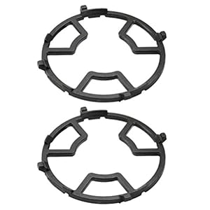 OSALADI 2pcs Wok Rack Cast Iron Support Ring Stove Trivets for Gas Cooktop Range Pan Holder Stand Kitchen Milk Pot…