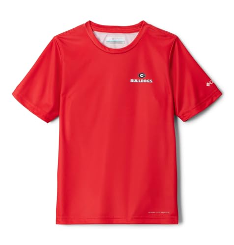 Image of Columbia Kids' Collegiate Terminal Tackle Short Sleeve Shirt