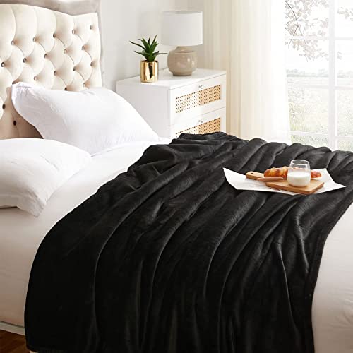 Image of KMUSET Fleece Blanket Grey Queen Size Lightweight Cozy Plush Microfiber Solid Blanket Factory Shop