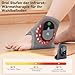 Fußmassagegerät 2 Stück, 3-in-1 Emsense Fussmassagegerät Hochleistungsakku mit 2000 mAh, Portable Cordless Ankle Massagers With 3 Heat Settings 3 Vibration Modes für Knöchel, Ferse, Sohle