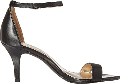 Bandolino Women's Madia Heeled Sandal, Black Synthetic Leather, 9.53