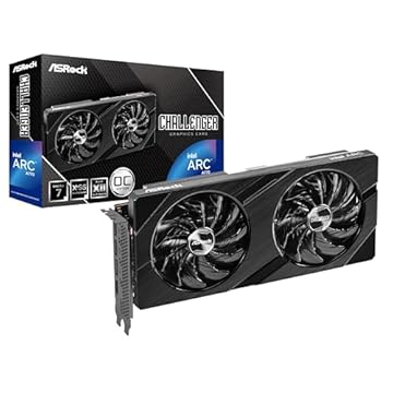 Placa de Vídeo ASRock Arc A770 Challenger OC, 16GB, GDDR6, 256-Bit, Preto