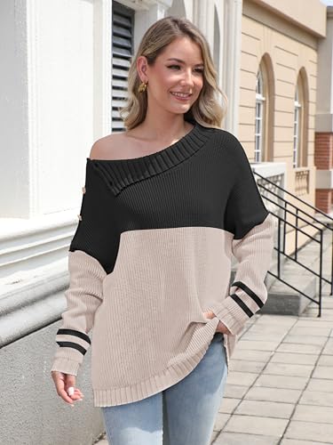Image of Sweater for Women Winter Turtleneck Long Sleeve Pullover Tops Casual Oversized Knitted Sweaters