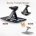 3-in-1 Projector Stand Table, Desk, Wall and Ceiling Mount with 1/4-Inch Screw, Foldable, Easy Setup, Compact Portable, Height Adjustable and Compatible with Most Projectors for Home,Outdoor,Office