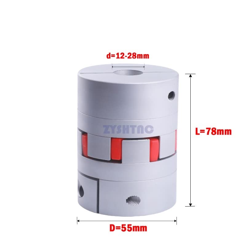Coupleur à trois mâchoires D55L78 raccord flexible 12/12,7/14/20/22 mm