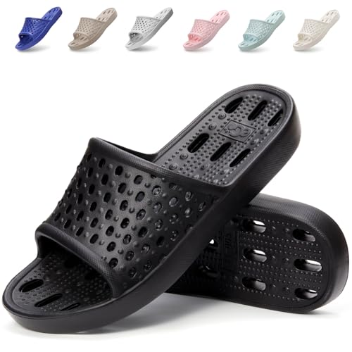 Xomiboe Shower Shoes for Men Women shower Sandals Quick...