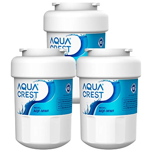 AQUACREST MWF Refrigerator Water Filter, Compatible with GE SmartWater MWFP, MWFA, GWF, HDX