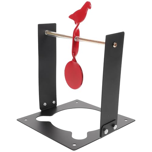 Alipis Objetivo para Pájaros de Acero Inoxidable con Soporte Ajustable, Giratorio Alta Visibilidad para Sesiones de Práctica al Aire Libre con Reinicio Automático