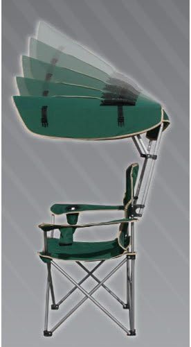 Quik Shade Adjustable Canopy Folding Camp Chair