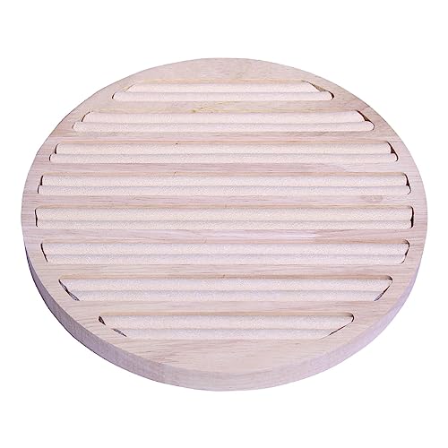 Aosekaa Bandeja de exibição de joias Colar placa organizadora Prateleira de joias Mesa de exibição p