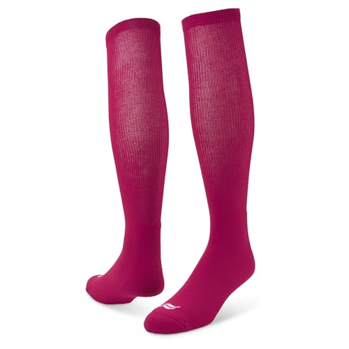 Sof Sole All Sport Over-the-Calf Team Athletic Performance Socks (2 Pair), Medium, Pink