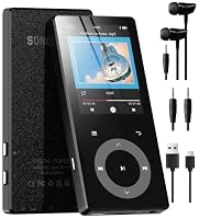 64GB MP3 Players with Bluetooth 5.3,HIFI Sound Music Player on Touch Button