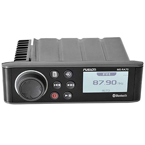 Fusion MS-RA70 Stereo with 4x50W AM/FM/Bluetooth 2-Zone USB Wireless Control for Fusion Link App
