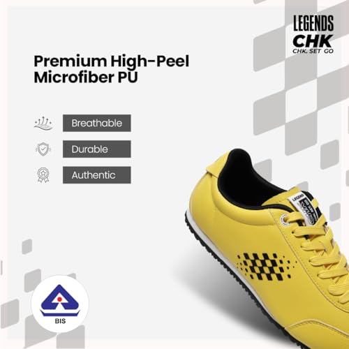 Image of CHK Legend Men's Casual Shoes | Premium Microfiber PU Upper | Cushioned Insole & EVA Midsole | Durable High-Abrasion Outsole | Lightweight Lace-Up Fashion Sneakers for Everyday Comfort